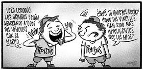 Caricatura de Noticiero Poteleche 11 noviembre 2025