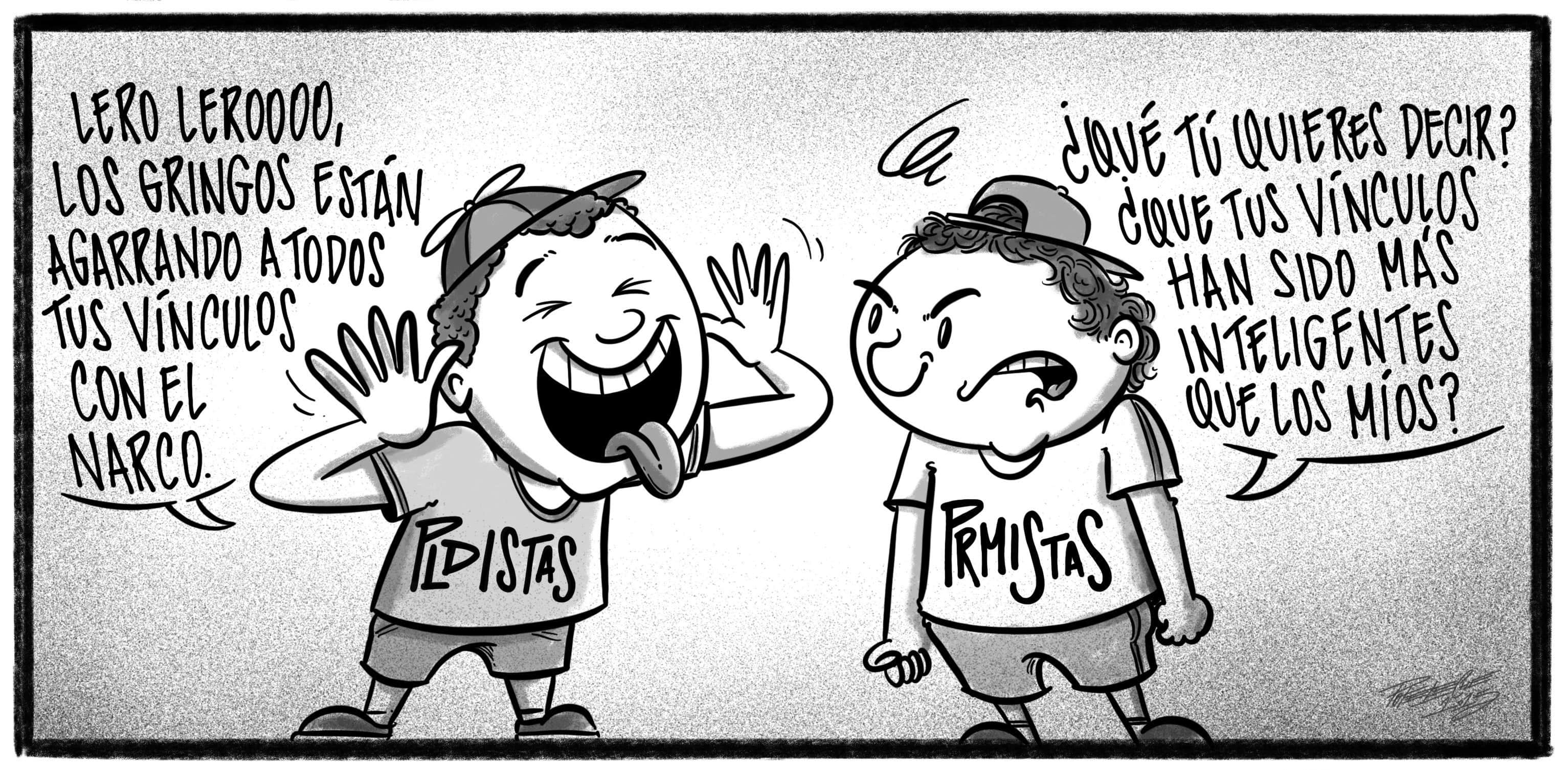 Caricatura de Noticiero Poteleche 11 noviembre 2025