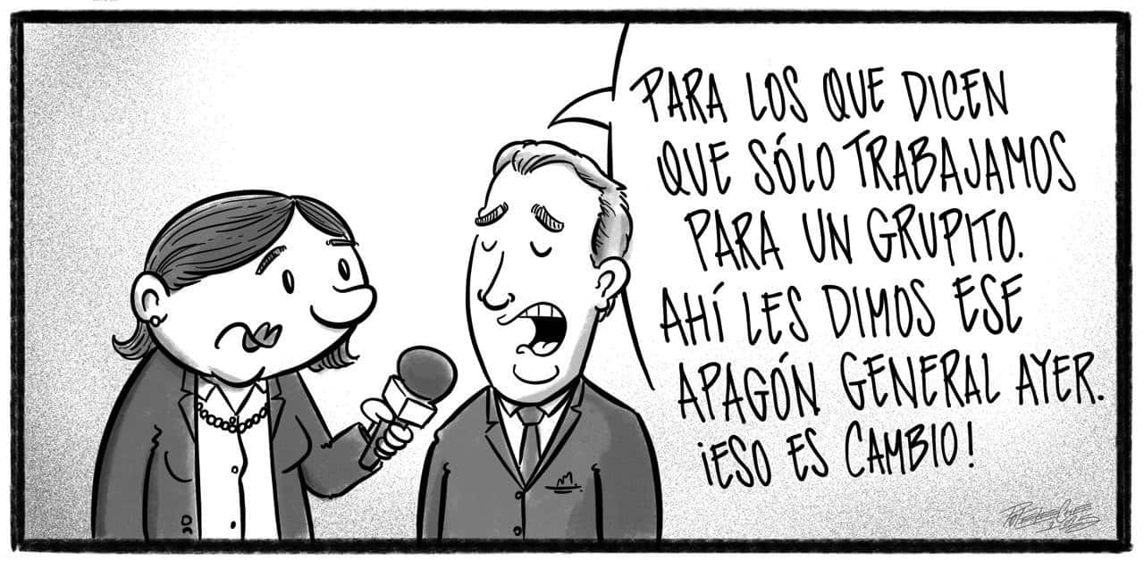 Caricatura de Noticiero Poteleche 12 noviembre 2025
