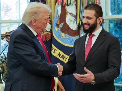 Trump recibe presidente de Siria en la Casa Blanca