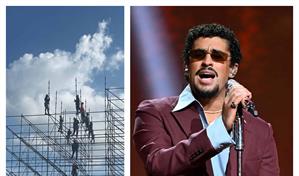 Comienza el montaje del escenario de los conciertos de Bad Bunny en Santo Domingo