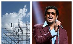 Comienza el montaje del escenario de los conciertos de Bad Bunny en Santo Domingo