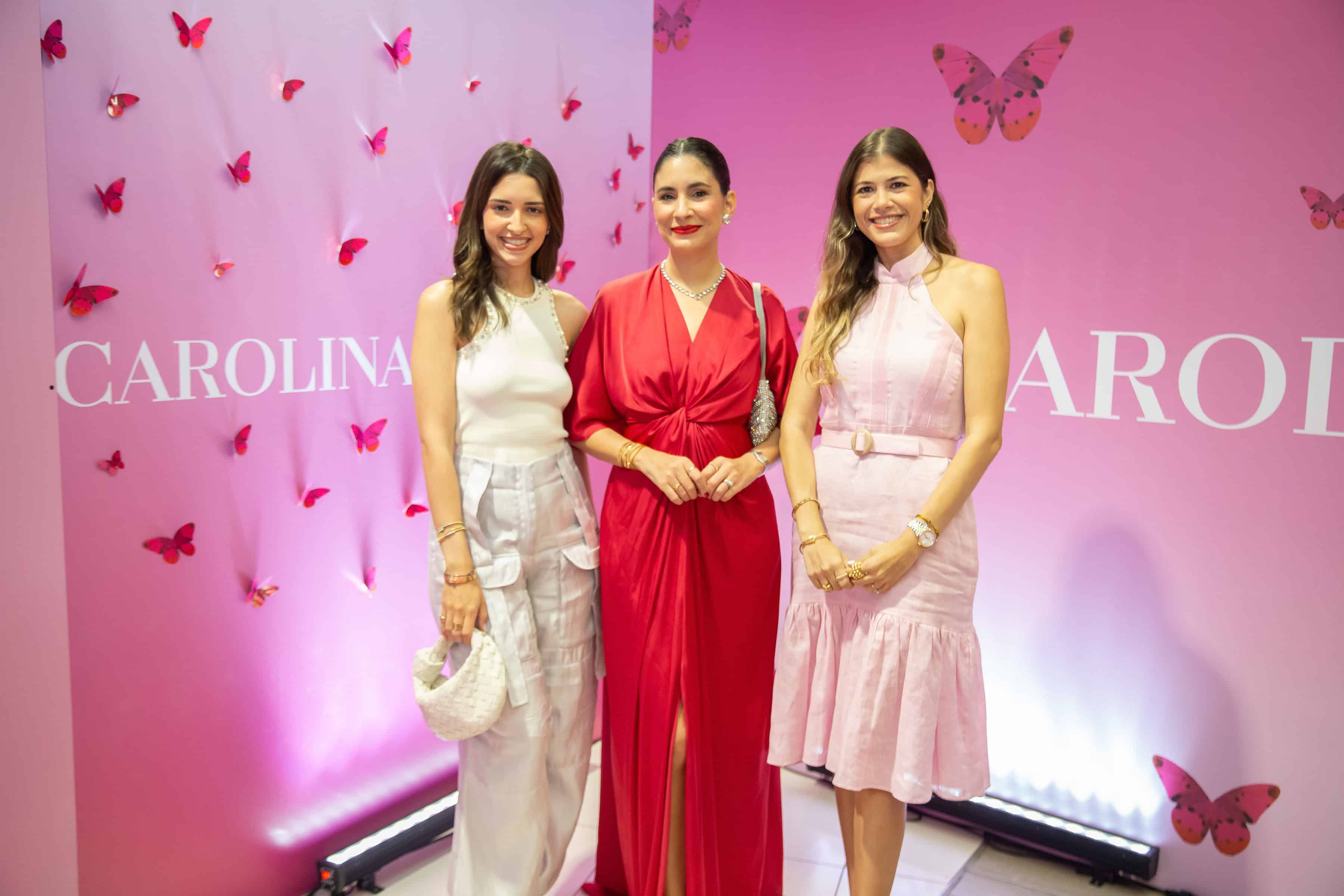 Lia Montas, Helen Blandino y Beatriz Abudh.