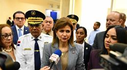 Raquel Peña destaca rápida recuperación tras apagón general