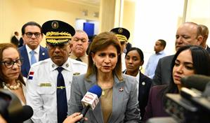 Raquel Peña destaca rápida recuperación tras apagón general