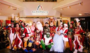 Acrópolis da la bienvenida a la Navidad 2025 