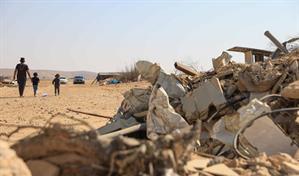 Israel pone en jaque con demoliciones a los beduinos del desierto