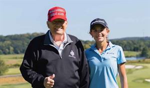 La nieta de Donald Trump debuta como golfista profesional en el LPGA Tour