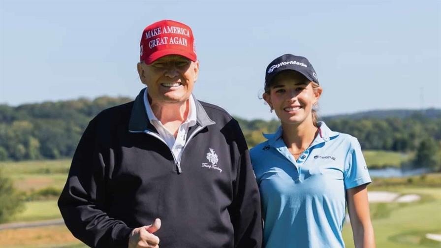 La nieta de Donald Trump debuta como golfista profesional en el LPGA Tour