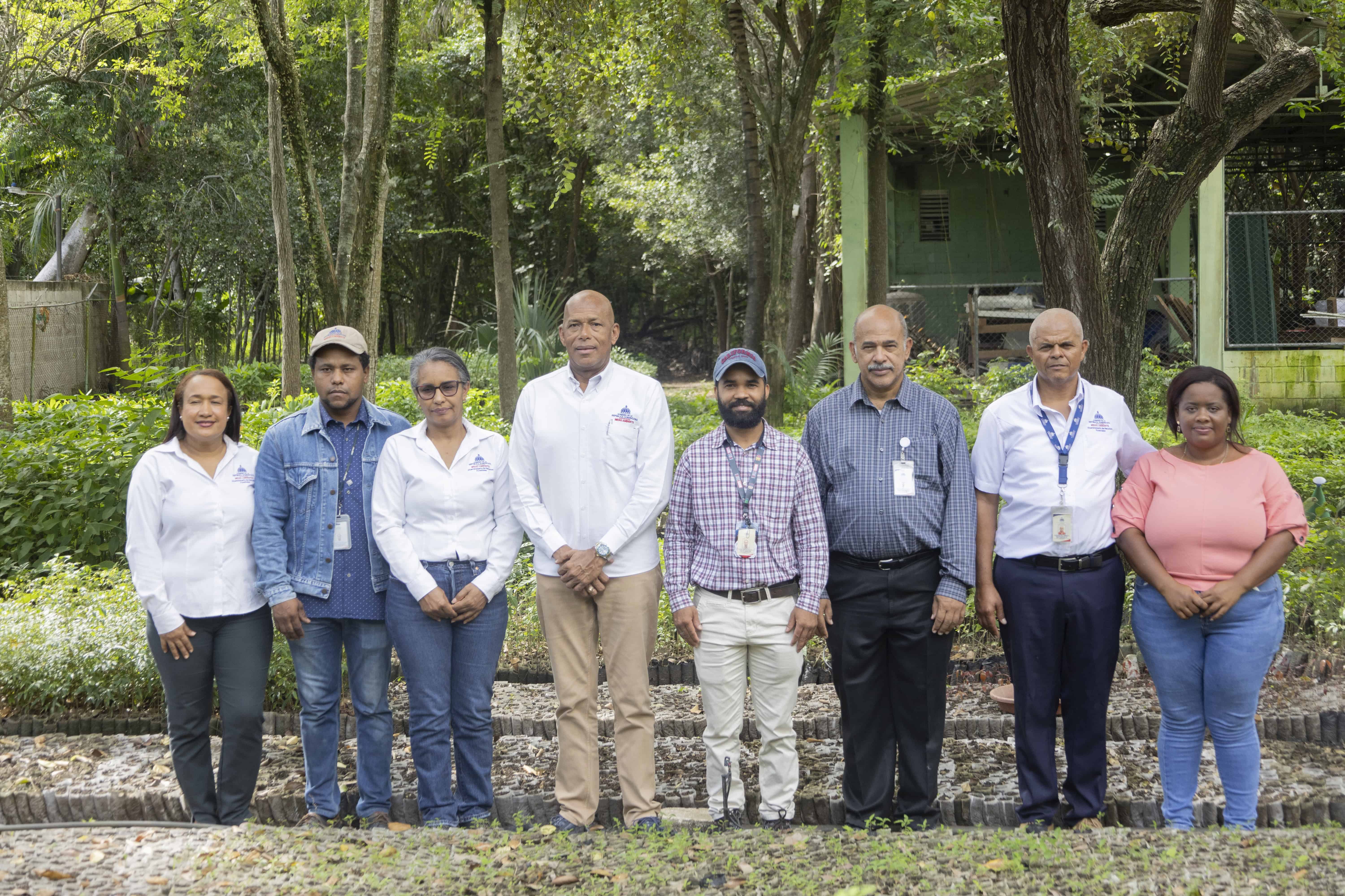 Personal del Banco de Semillas del Ministerio de Medio Ambiente