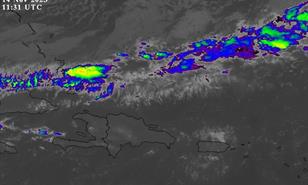 Un frente frío provocará lluvias en República Dominicana este viernes y sábado