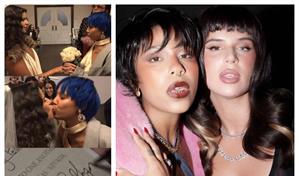 Nathy Peluso y Tokischa celebran boda simbólica en Las Vegas antes de los Latin Grammy