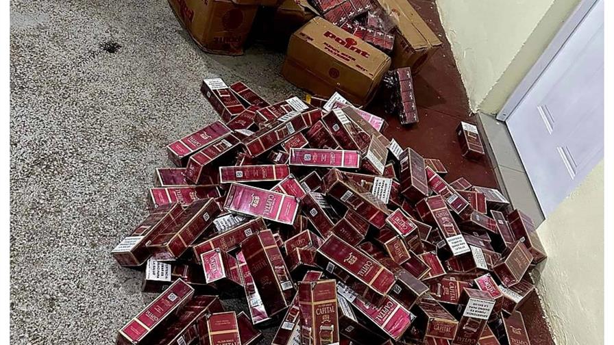 Ocupan más de 65 mil cigarrillos de contrabando durante operativo en Elías Piña
