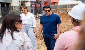 Ministro David Collado supervisa obras en Higüey
