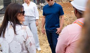 Ministro David Collado supervisa obras en Higüey