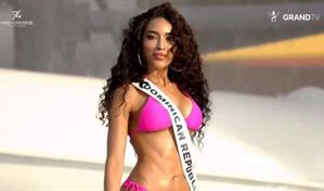 Jennifer Ventura se luce en el desfile en traje de baño previo a Miss Universo 2025