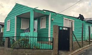 Tornado deja varias viviendas y calles afectadas en Mao