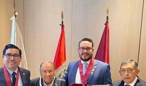 Reconocen al jurista Paul Maldonado en reunión de la IABA en Lima