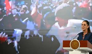 Sheinbaum acusa a oposición y grupos violentos tras choques en protesta