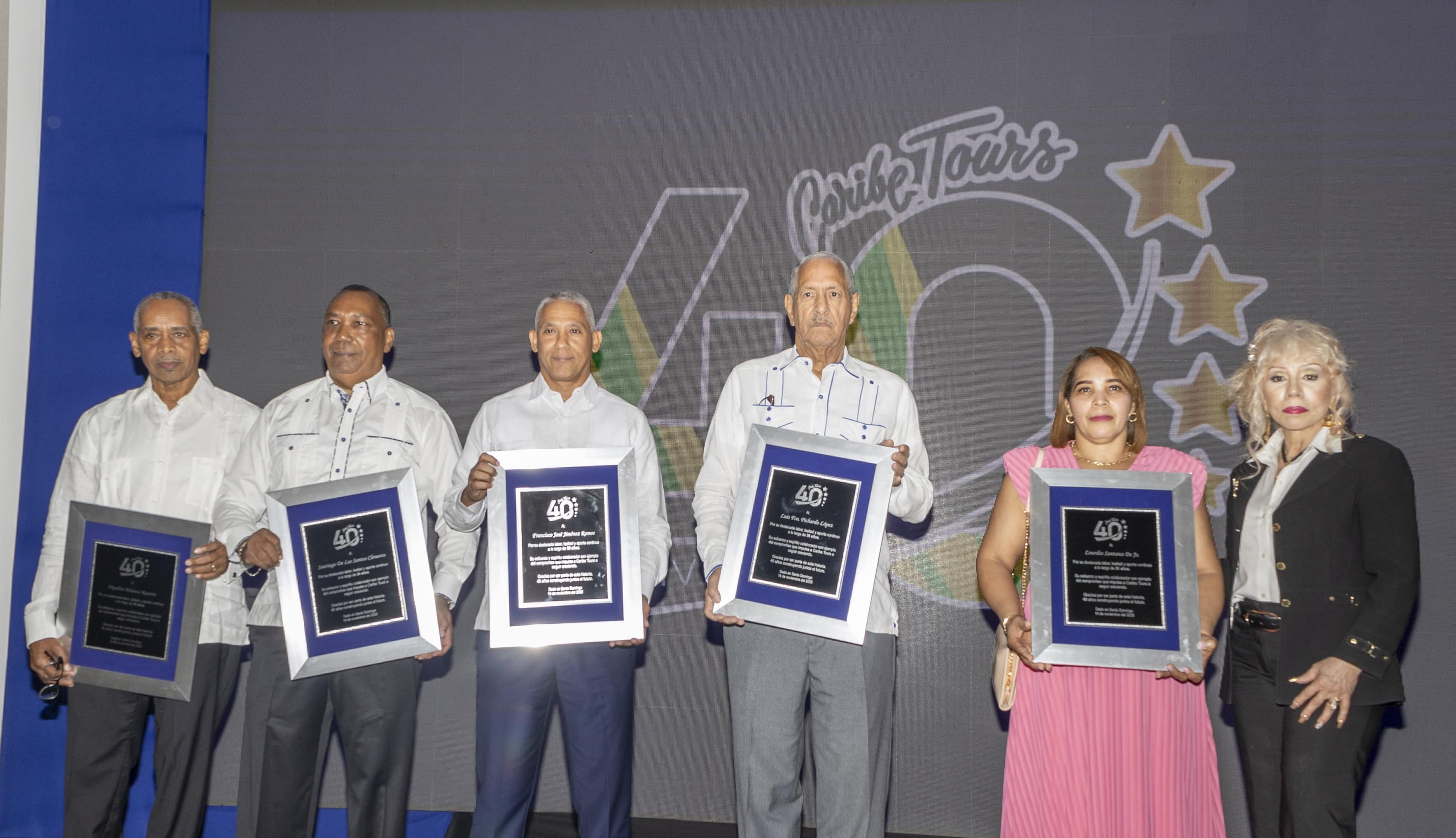 Hipólito Polanco, Santiago de los Santos, Francisco Jiménez, Luis Pichardo, Lourdes Santana.