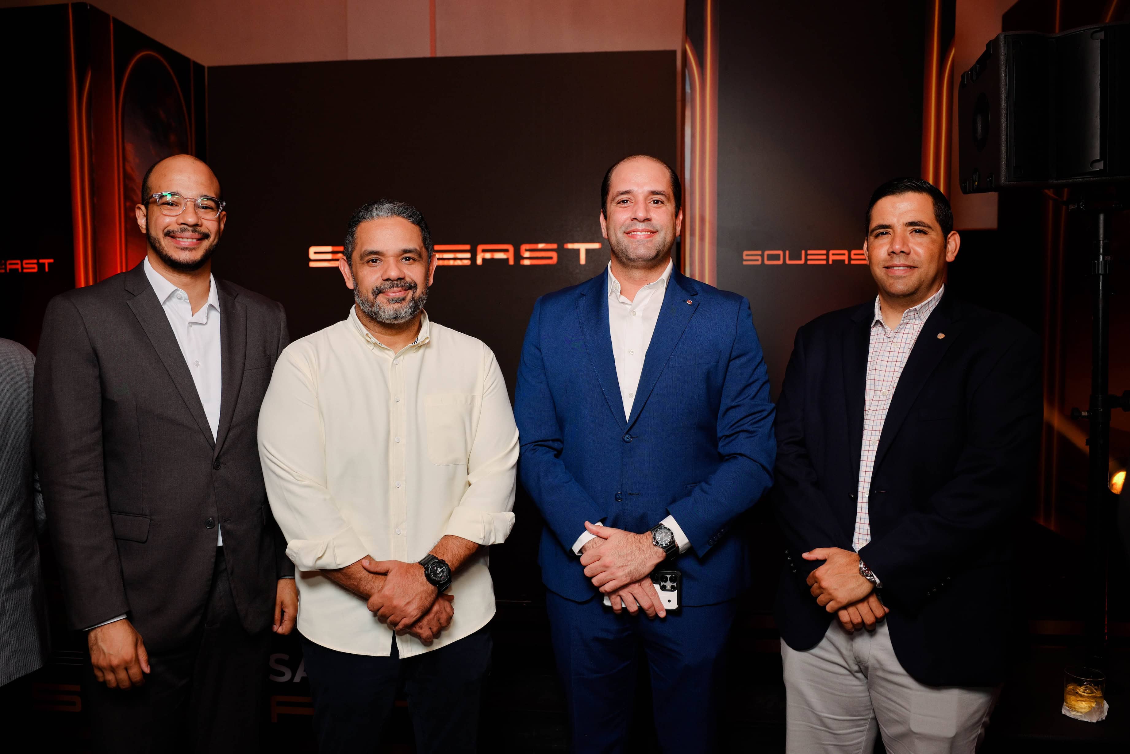 Julián Alcántara, Ronny Tejeda, Hanoc Reyes y Hazael Reyes.