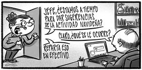 Caricatura de Noticiero Poteleche 18 noviembre 2025