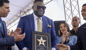 David Ortiz es inmortalizado en el Bulevar de las Estrellas por su grandeza dentro y fuera del terreno