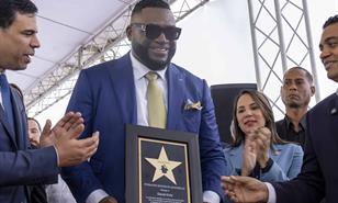 David Ortiz es inmortalizado en el Bulevar de las Estrellas por su grandeza dentro y fuera del terreno