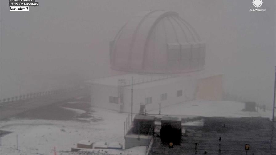 Condiciones invernales se adelantan en EE. UU. hasta con caída de nieve en Hawái Condiciones invernales se adelantan en EE. UU. hasta con caída de nieve en Hawái