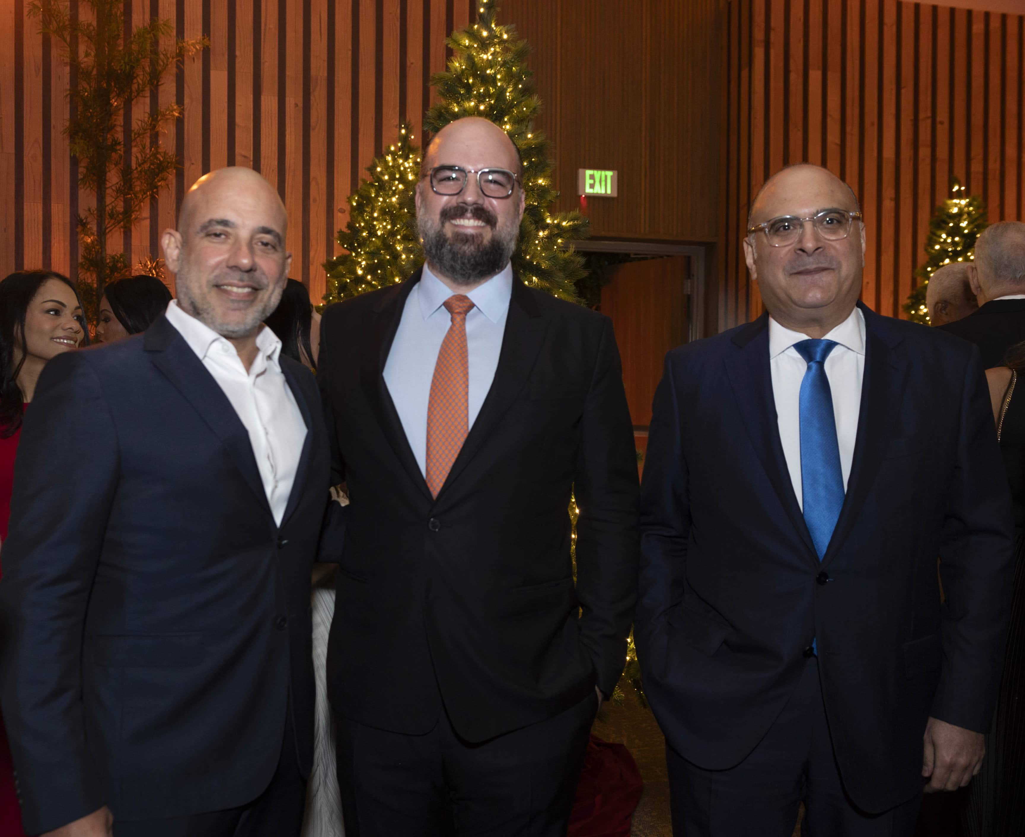 José Yude Michelén, Luis Emilio Velutini y Samir Rizek.