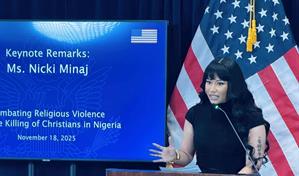 Nicki Minaj sorprende con discurso en defensa de cristianos de Nigeria en la ONU