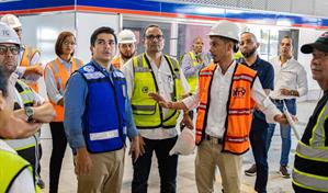 El nuevo director de la Opret recorre extensión de la Línea 2C del metro hacia Los Alcarrizos