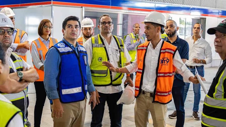 El nuevo director de la Opret recorre extensión de la Línea 2C del metro hacia Los Alcarrizos