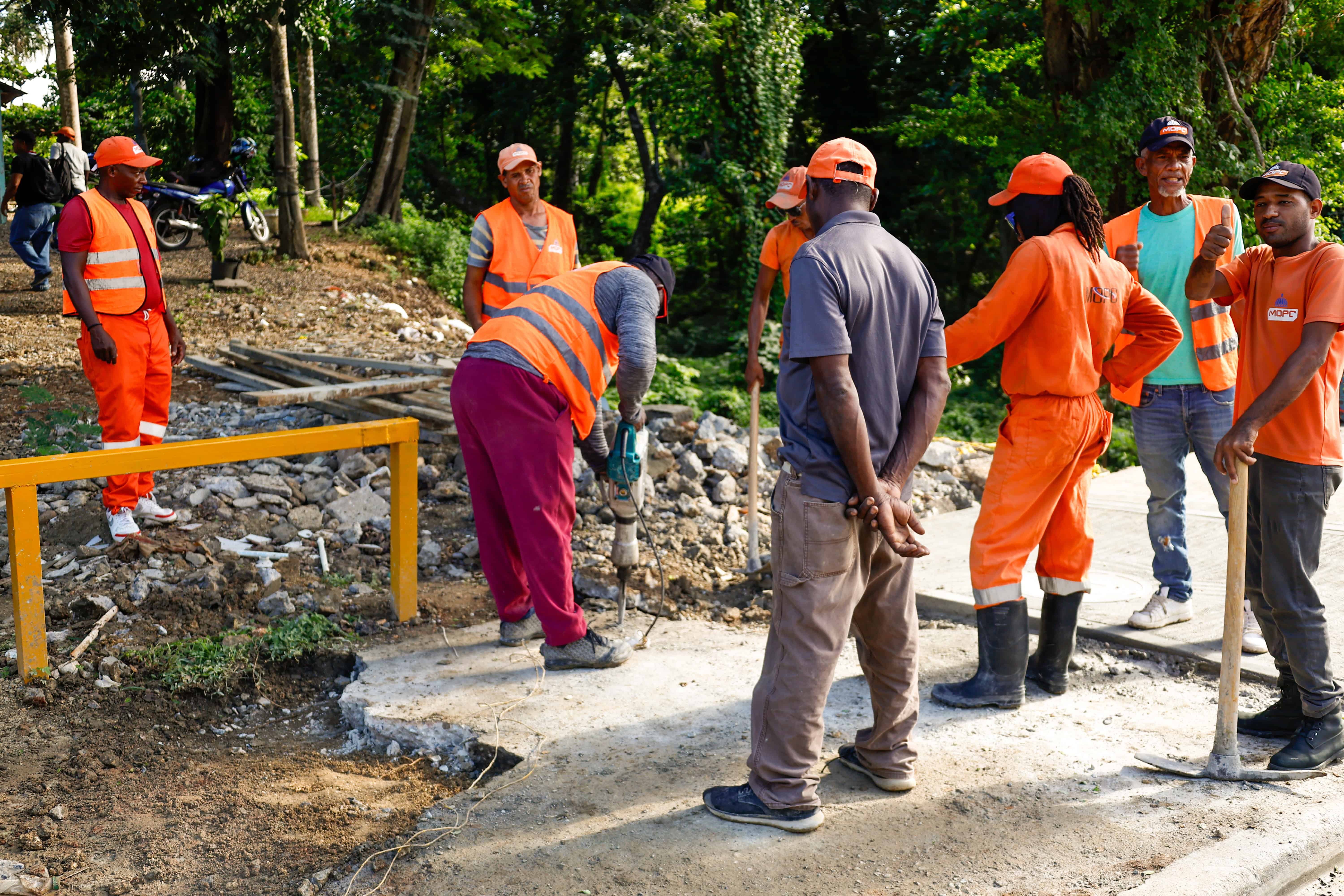 Trabajadores de Obras Públicas.