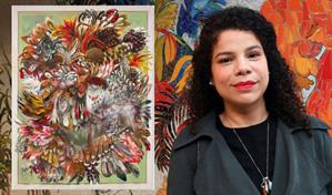 Firelei Báez rompe récord: primera artista dominicana en superar el millón de dólares en subasta