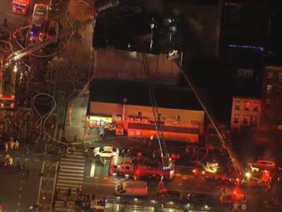 Incendio consume restaurante dominicano en Alto Manhattan
