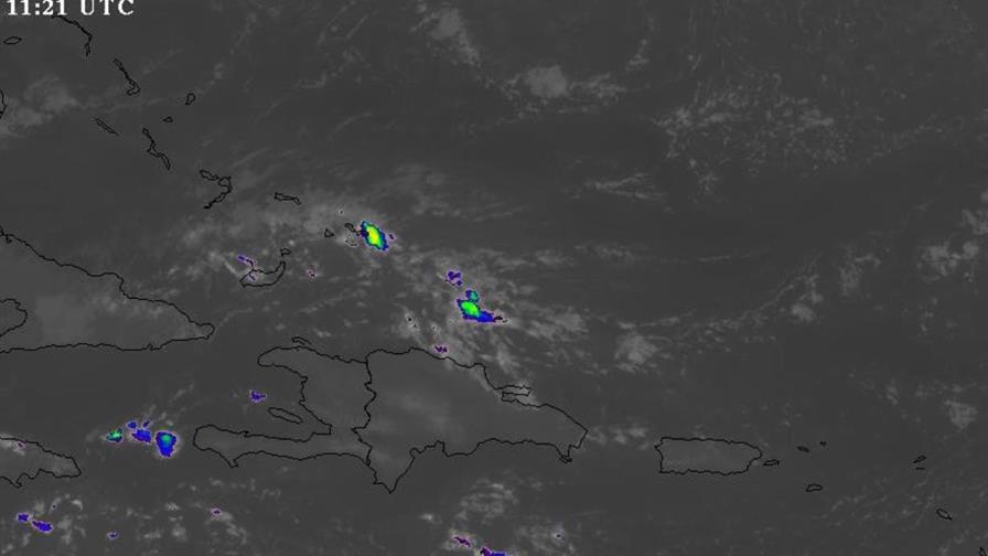 Chubascos dispersos en varias provincias este viernes por el viento del noreste