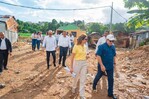 Jos&eacute; Paliza supervisa avances de la transformaci&oacute;n del sector Las Lilas en Santo Domingo Este