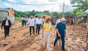 José Paliza supervisa avances de la transformación del sector Las Lilas en Santo Domingo Este