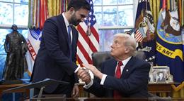 Mamdani y Trump coincidir&aacute;n en final de la NBA, pero no compartir&aacute;n espacio en Madison Square Garden