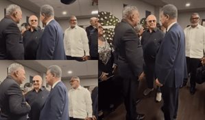 Hip&oacute;lito Mej&iacute;a acude a la funeraria a darle el p&eacute;same a Leonel Fern&aacute;ndez