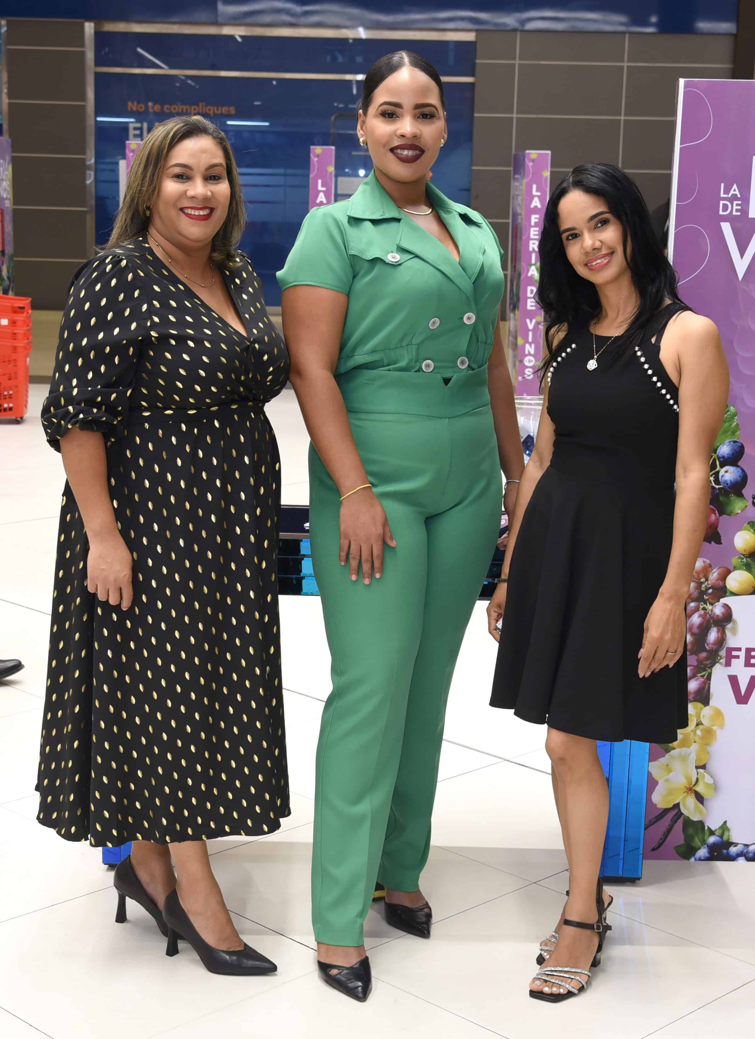 Josefina Rodríguez, Rosaylin Cepin y Elva Iris Herrera.