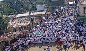 La Cuaba marcha contra la instalación de un vertedero