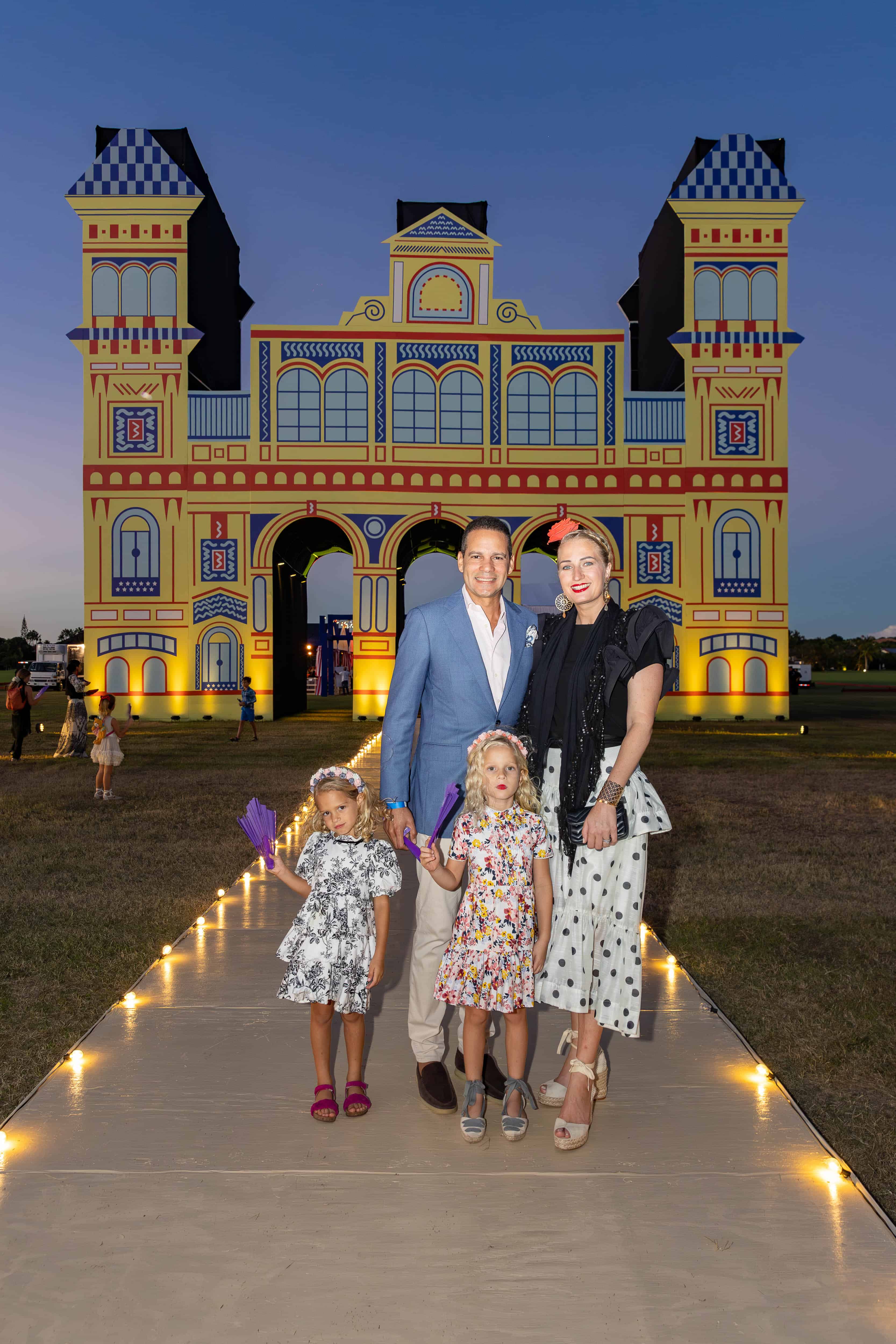 Amaia, Olivia, Arturo y Jorien Quezada.