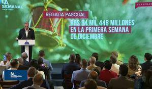 Abinader anuncia entrega del doble sueldo en la primera semana de diciembre