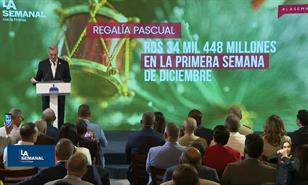 Abinader anuncia entrega del doble sueldo en la primera semana de diciembre