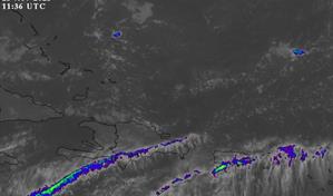 Sistema anticiclónico limita las lluvias sobre el país este martes