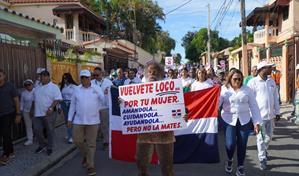 Digecac realiza marcha en conmemoración del Día Internacional de la No Violencia Contra la Mujer