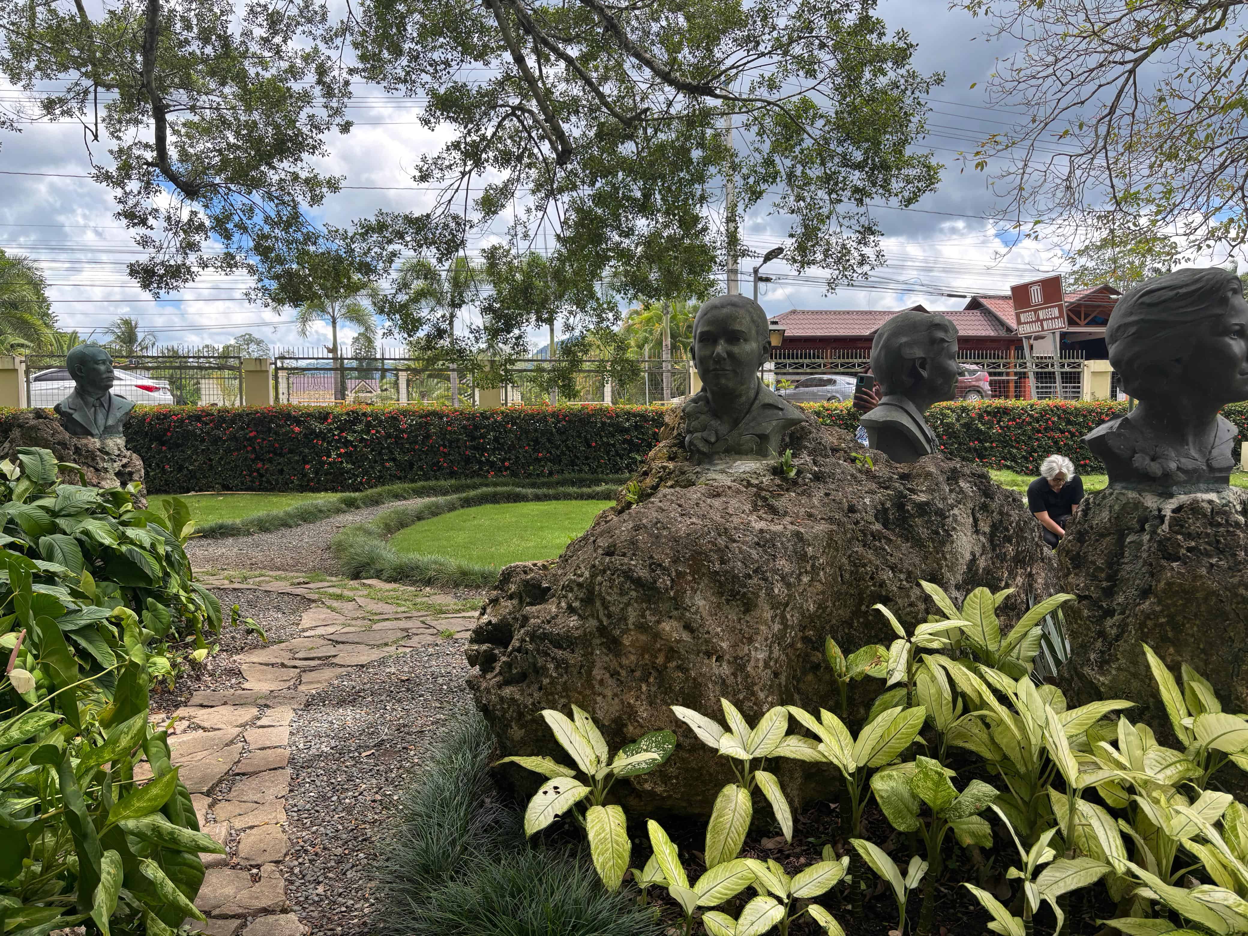 Vista de los jardines.