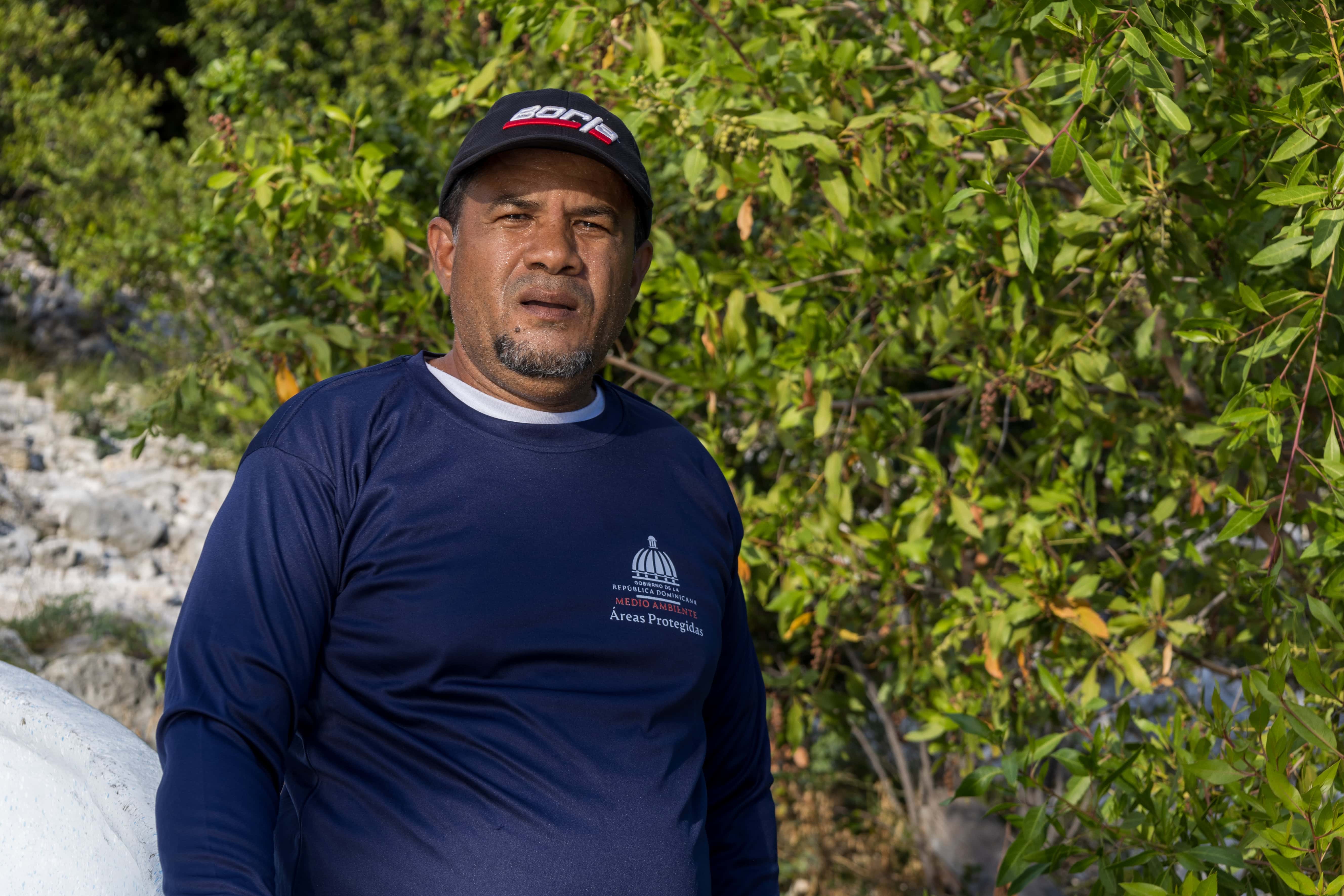 Miguel Méndez, administrador del Parque Nacional Lago Enriquillo. 